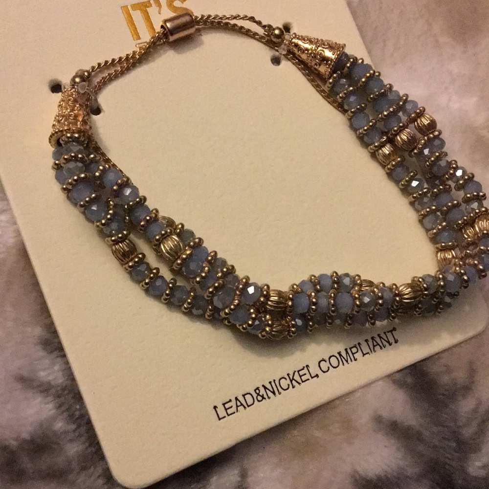 Blue Adjustable Bracelet